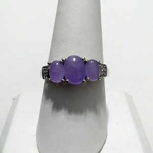 Jade and Diamond Ring